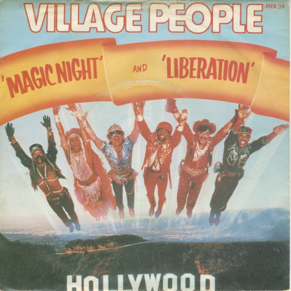 Village People - Magic Night / Liberation - Used Vinyl Record 7" image 1