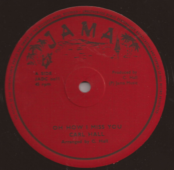 Carl Hall - Oh How I Miss You / Cant Help Falling In Love - Used Viny image 1