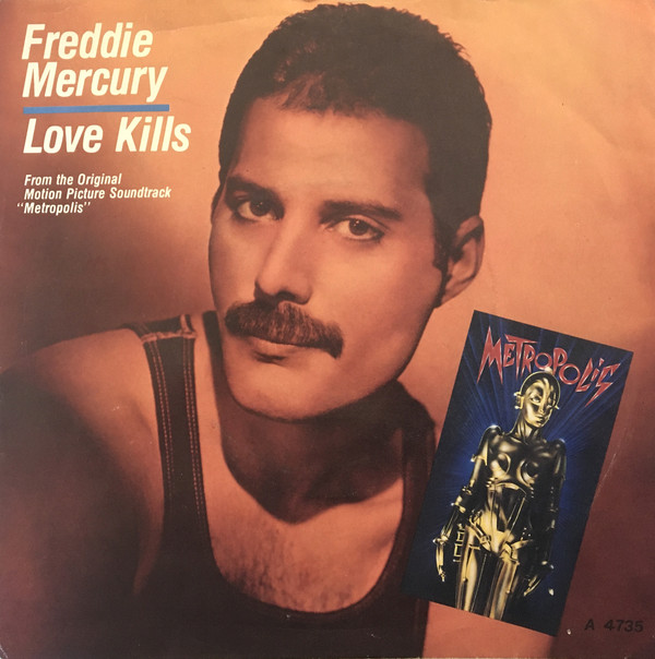 Freddie Mercury - Love Kills - Used Vinyl Record 7" image 1