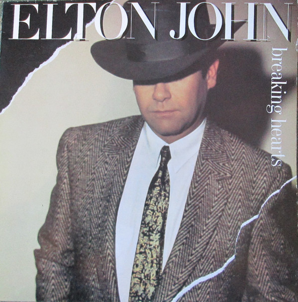Elton John - Breaking Hearts - Used Vinyl Record image 1