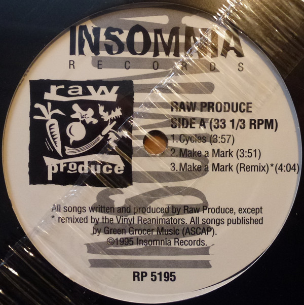 Raw Produce - Cycles / Make A Mark - Vinyl Record 12" image 1