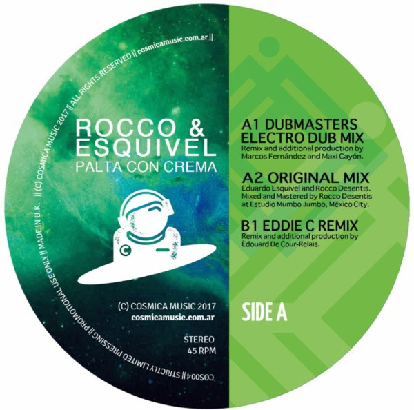Rocco Desentis - Palta Con Crema - Vinyl Record 12" image 1