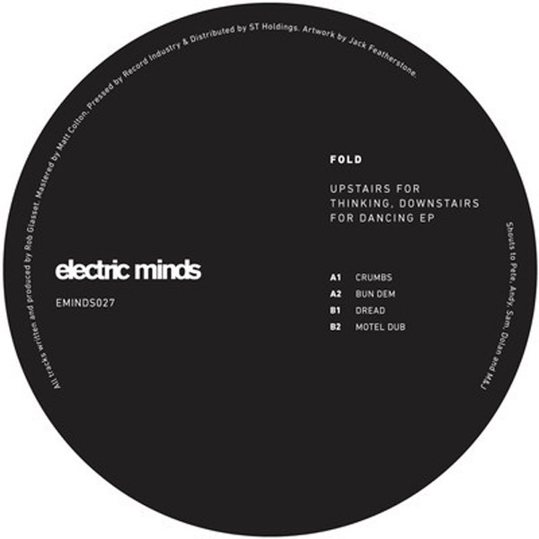 FOLD - Upstairs For Thinking, Downstairs For Dancing EP - Vinyl Recor image 1