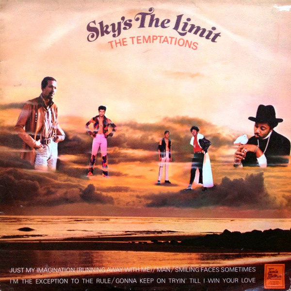 Temptations - Sky's The Limit - Used Vinyl Record image 1