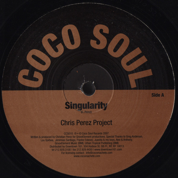 Chris Perez Project - Singularity - Vinyl Record 12" image 1