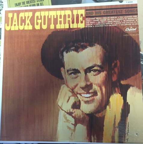 Jack Guthrie - and His Greatest Songs - Used Vinyl Record image 1