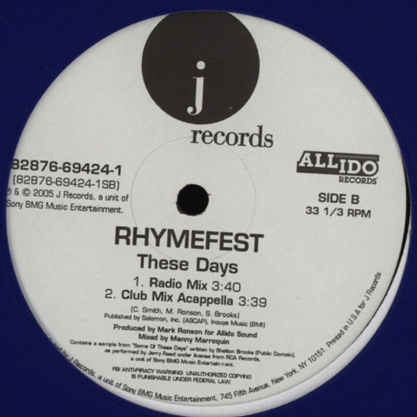 Rhymefest - se Days - Vinyl Record 12" image 1