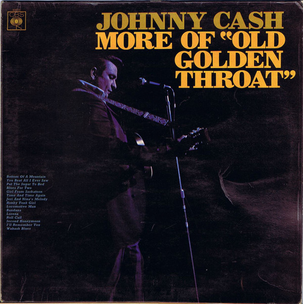 Johnny Cash - More Of "Old Golden Throat" - Used Vinyl Record image 1