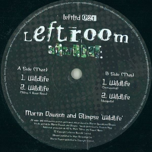 Martin Dawson - Wildlife - Vinyl Record 12" image 1