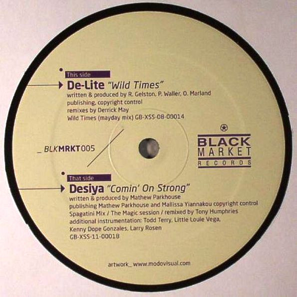 De Lite - Wild Times / Comin' On Strong - Vinyl Record 12" image 1