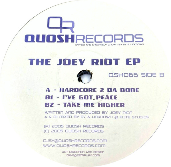 Joey Riot - EP - Used Vinyl Record 12" image 1