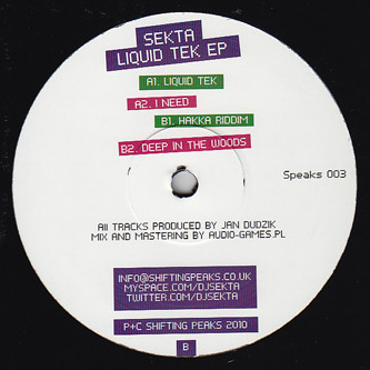 Sekta - Liquid Tek EP - Vinyl Record 12" image 1