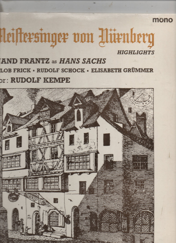 Richard Wagner - Die Meistersinger Von Nurnberg (Highlights) - Used Vin image 1