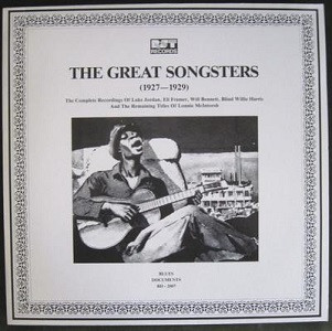Various - Great Songsters (1927-1929) - Used Vinyl Record image 1