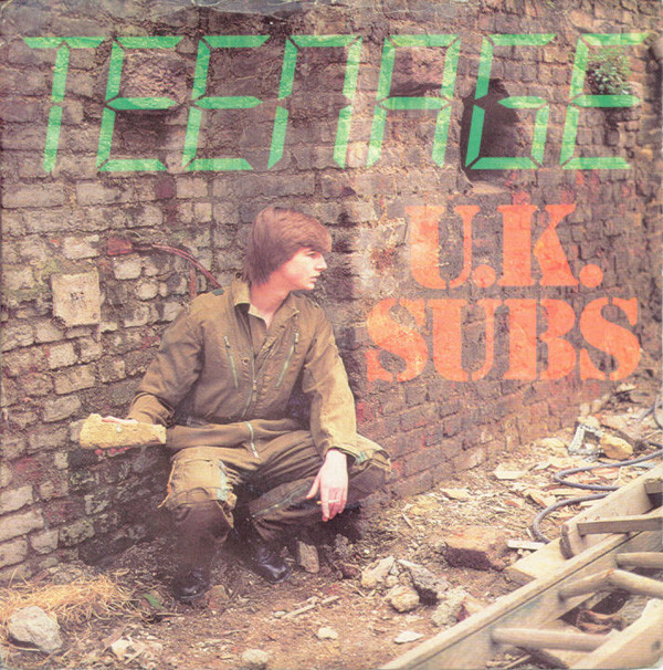 UK Subs - Teenage - Used Vinyl Record 7" image 1