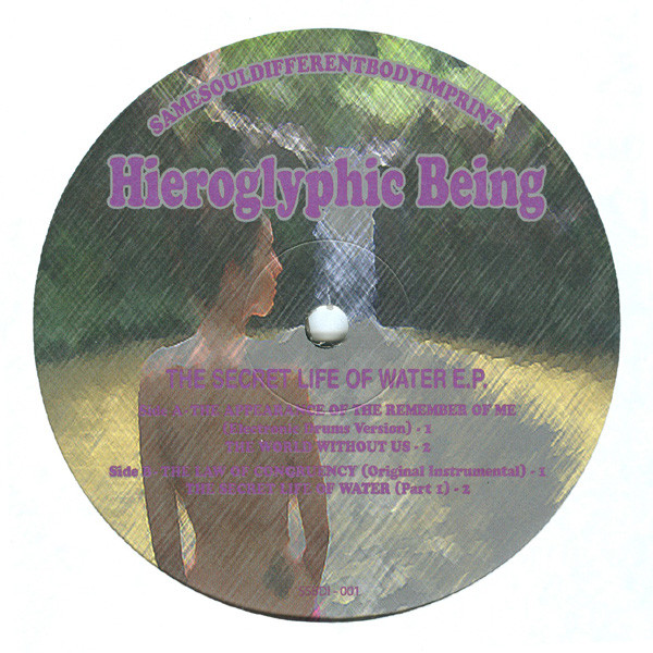 Hieroglyphic Being - Secret Life Of Water E.P. - Vinyl Record 12" image 1