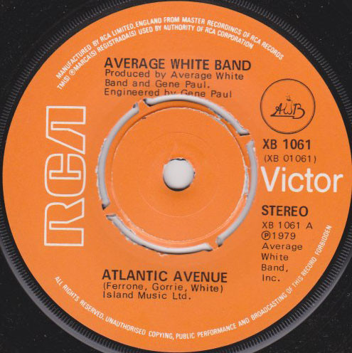 Average White Band - Atlantic Avenue / She's A Dream - Used Vinyl Rec image 1