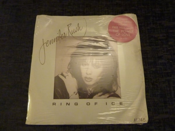 Jennifer Rush - Ring Of Ice - Used Vinyl Record 7" image 1