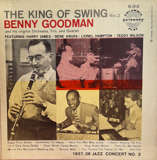 Benny Goodman - King Of Swing Vol. 2 - Used Vinyl Record 7" image 1
