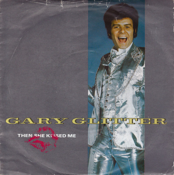Gary Glitter - n She Kissed Me - Used Vinyl Record 7" image 1