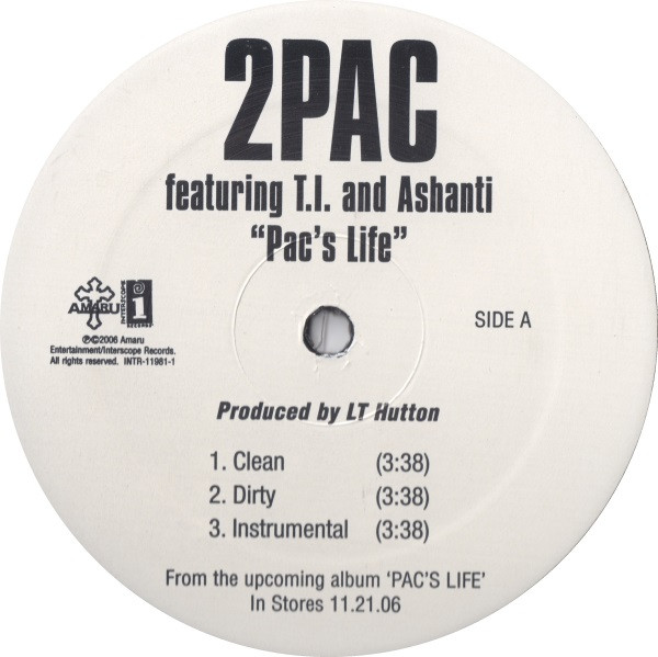 2Pac - Pac's Life - Used Vinyl Record 12" image 1