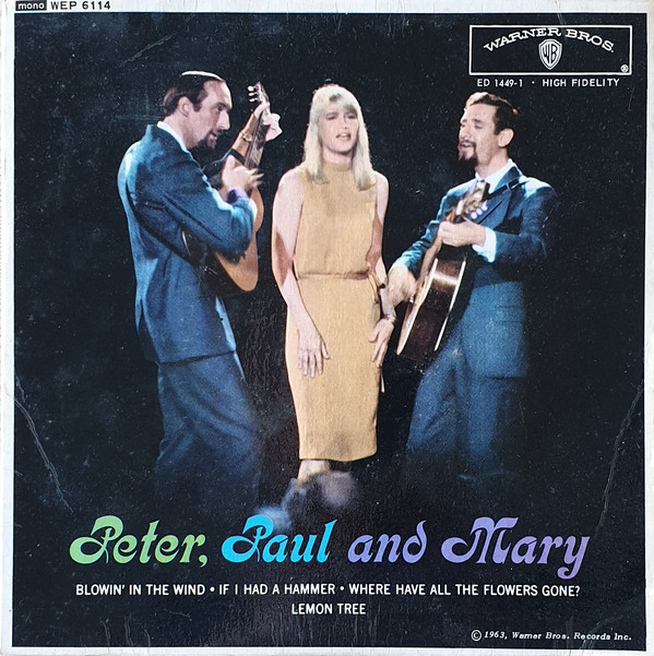 Peter - , Paul And Mary - Used Vinyl Record 7" image 1