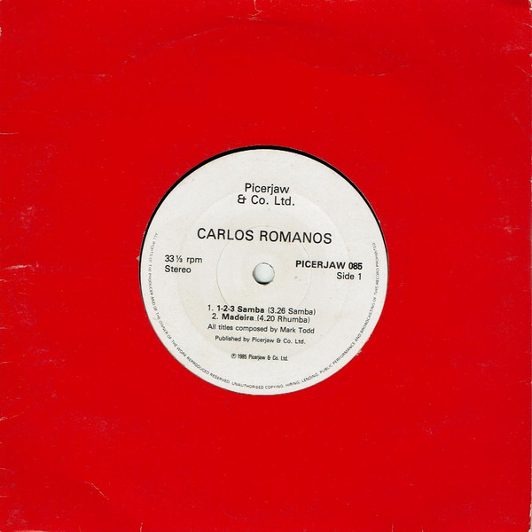 Carlos Romanos - 1-2-3 Samba - Used Vinyl Record 7" image 1
