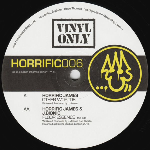 Horrific James - Other Worlds / Floor Essence - Vinyl Record 12" image 1