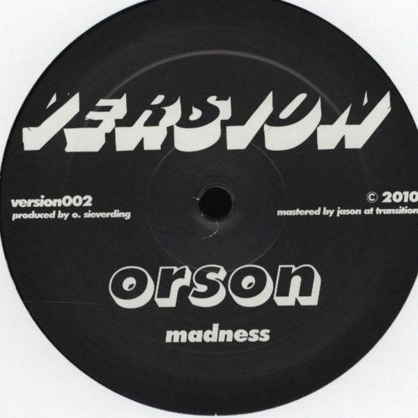 Orson - Madness / 808 Dub - Vinyl Record 12" image 1