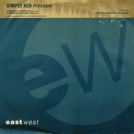 Simply Red - Freedom - Used Vinyl Record 12" image 1