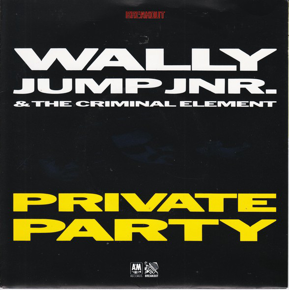 Wally Jump Jr & The - Private Party - Used Vinyl Record 7" image 1