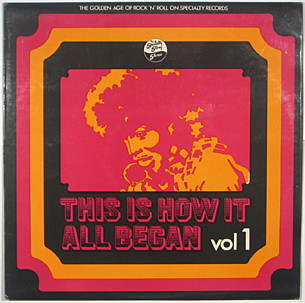 Various - This Is How It All Began Vol 1 - Used Vinyl Record image 1