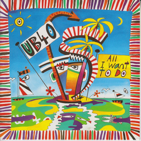UB40 - All I Want To Do - Used Vinyl Record 7" image 1