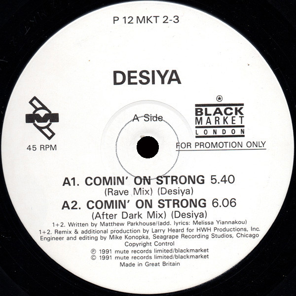 Desiya - Comin On Strong - Used Vinyl Record 12" image 1