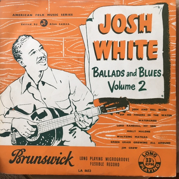 Josh White - Ballads And Blues Volume 2 - Used Vinyl Record image 1