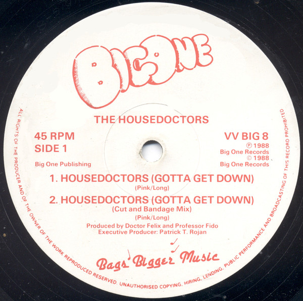Housedoctors - Housedoctors (Gotta Get Down) - Used Vinyl Record 12" image 1