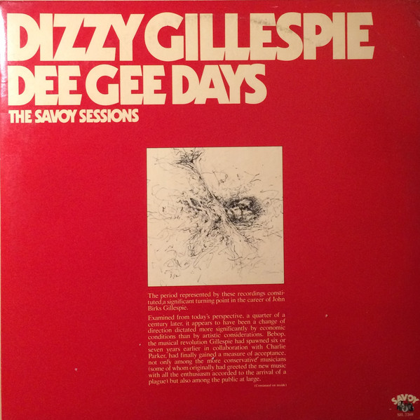 Dizzy Gillespie - Dee Gee Days - Used Vinyl Record image 1