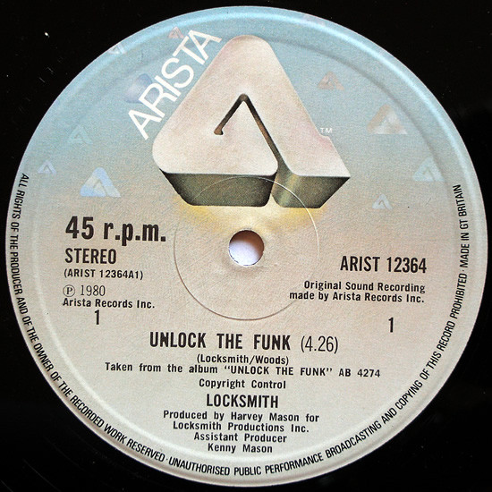 Locksmith - Unlock The Funk - Used Vinyl Record 12" image 1