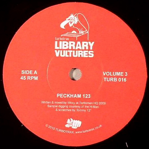 Library Vultures - Peckham 123 / Popcorn (Volume 3) - Vinyl Record 7" image 1