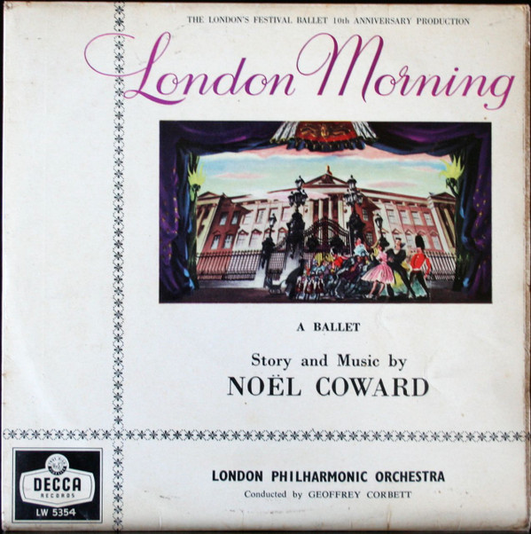 Noël Coward - London Morning, a ballet (1959). - Used Vinyl Record 10" image 1