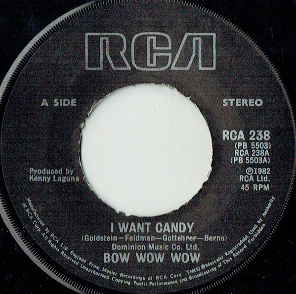Bow Wow Wow - I Want Candy - Used Vinyl Record 7" image 1