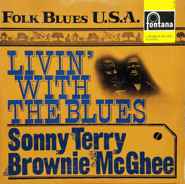 Sonny Terry & Browni - Livin' With The Blues - Used Vinyl Record image 1