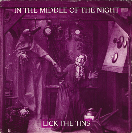 Lick The Tins - In The Middle Of The Night - Used Vinyl Record 7" image 1