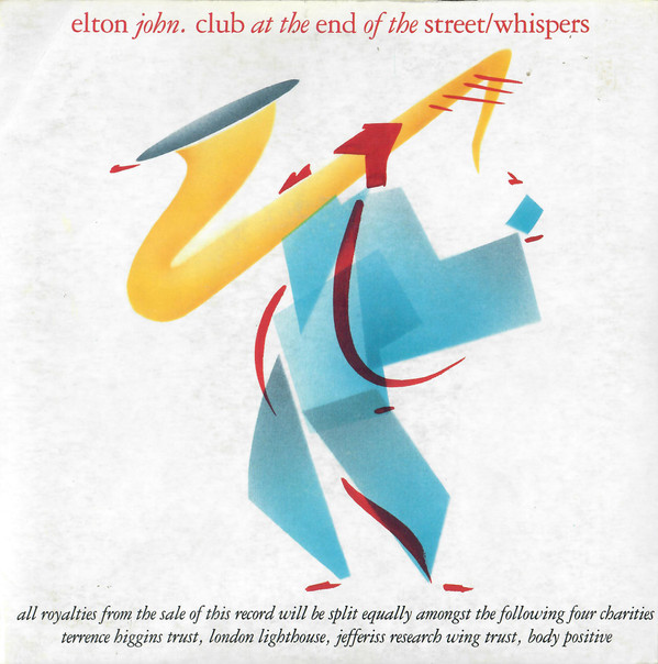 Elton John - Club At The End Of The Street / Whispers - Used Vinyl Re image 1
