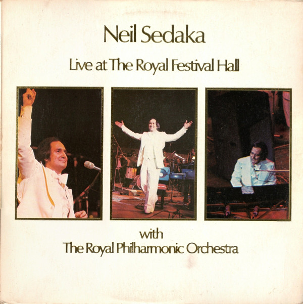 Neil Sedaka - Live At The Royal Festival Hall - Used Vinyl Record image 1