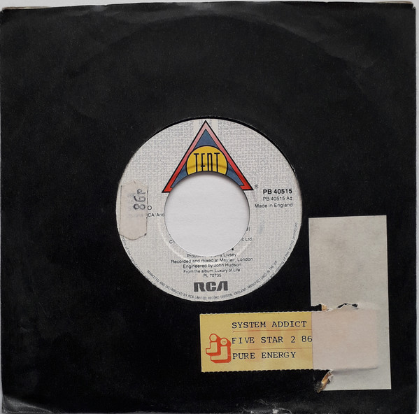 Five Star - System Addict - Used Vinyl Record 7" image 1