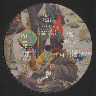 Aisha Devi - Hakken Dub / Throat Dub - Vinyl Record 12" image 1