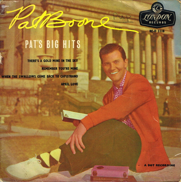 Pat Boone - Pat's Big Hits - Used Vinyl Record 7" image 1