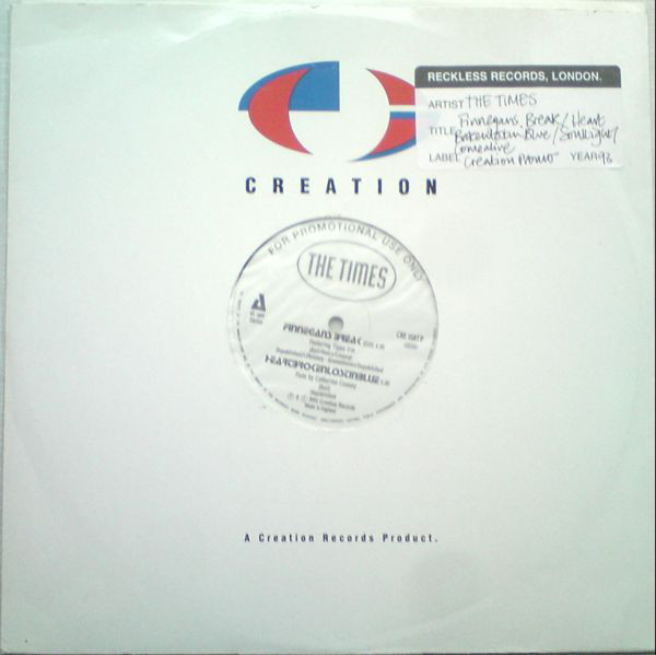 Times - Finnegans Break (Remix) - Used Vinyl Record 12" image 1