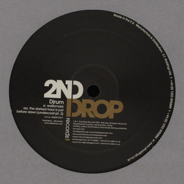 DJ Rum - Watermark / The Darkest Hour Is Just Before Dawn (Undercoat image 1